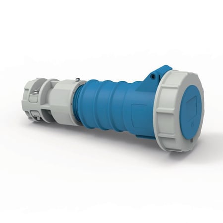 Bryant Watertight Pin & Sleeve Connector, 16/20 A, 200/250V AC, Three Phase, 3 Pole, IEC Grounding BRY420C9W